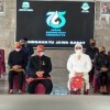 Bupati Kuningan saat mengikuti peringatan HUT ke-75 Provinsi Jabar secara virtual.